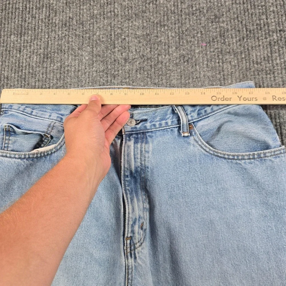 VTG Levi's 560 Jeans Men 36x34 Blue Light Wash Comfort Fit Relaxed Tapered 34x32